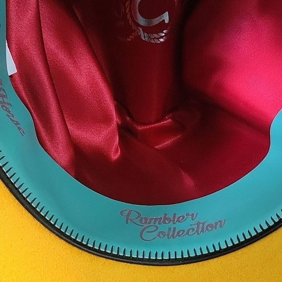 CHARLIE 1 HORSE "Gold Digger" Wool Felt Hat with Beaded Band Silver Concho Large - Picture 11 of 14